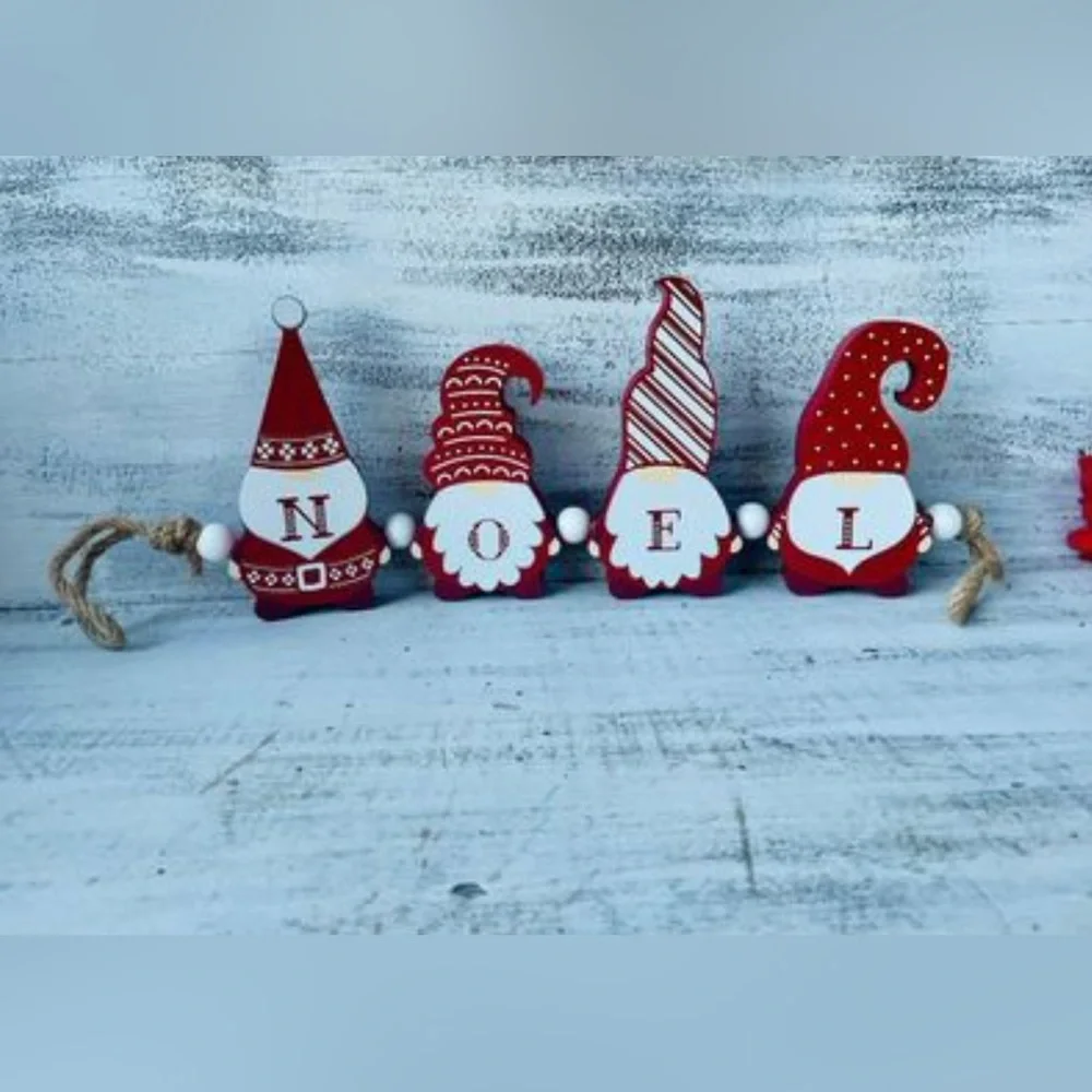 *Gnomes Noel Standing Sign